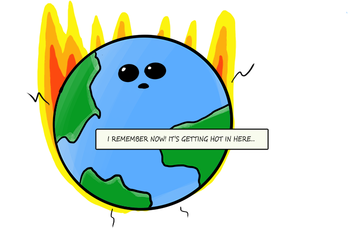 Earth on fire